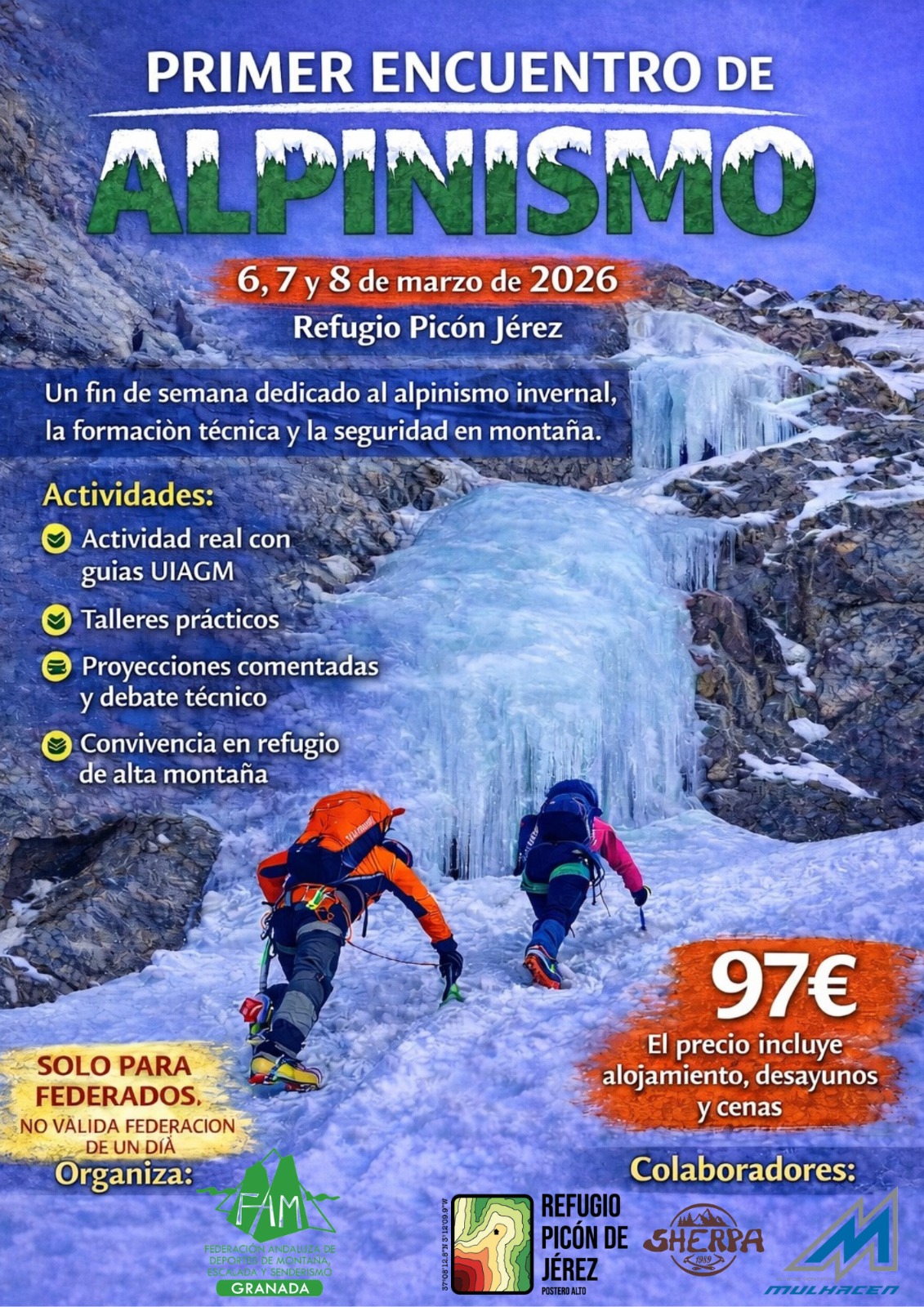 1º ENCUENTRO DE ALPINISMO - REFUGIO PICÓN JÉREZ